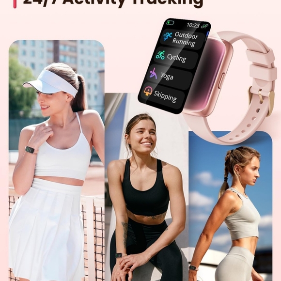 Fitness Tracker- Smart Watches for Women Men with 24/7 Heart Rate Monitor O2.Fi